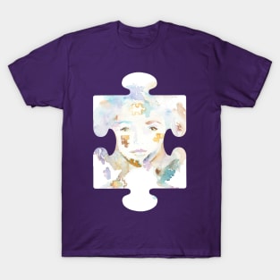 "Lexi" by Jess Buhman Autism Print T-Shirt